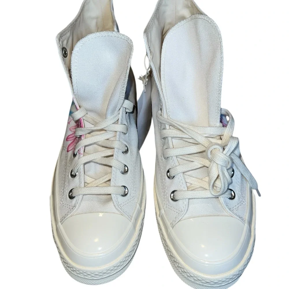 NWT Golf Wang X Converse By Tyler The Creator Airbrushed Chuck Taylor Shoes Sz 9 - Picture 2 of 8